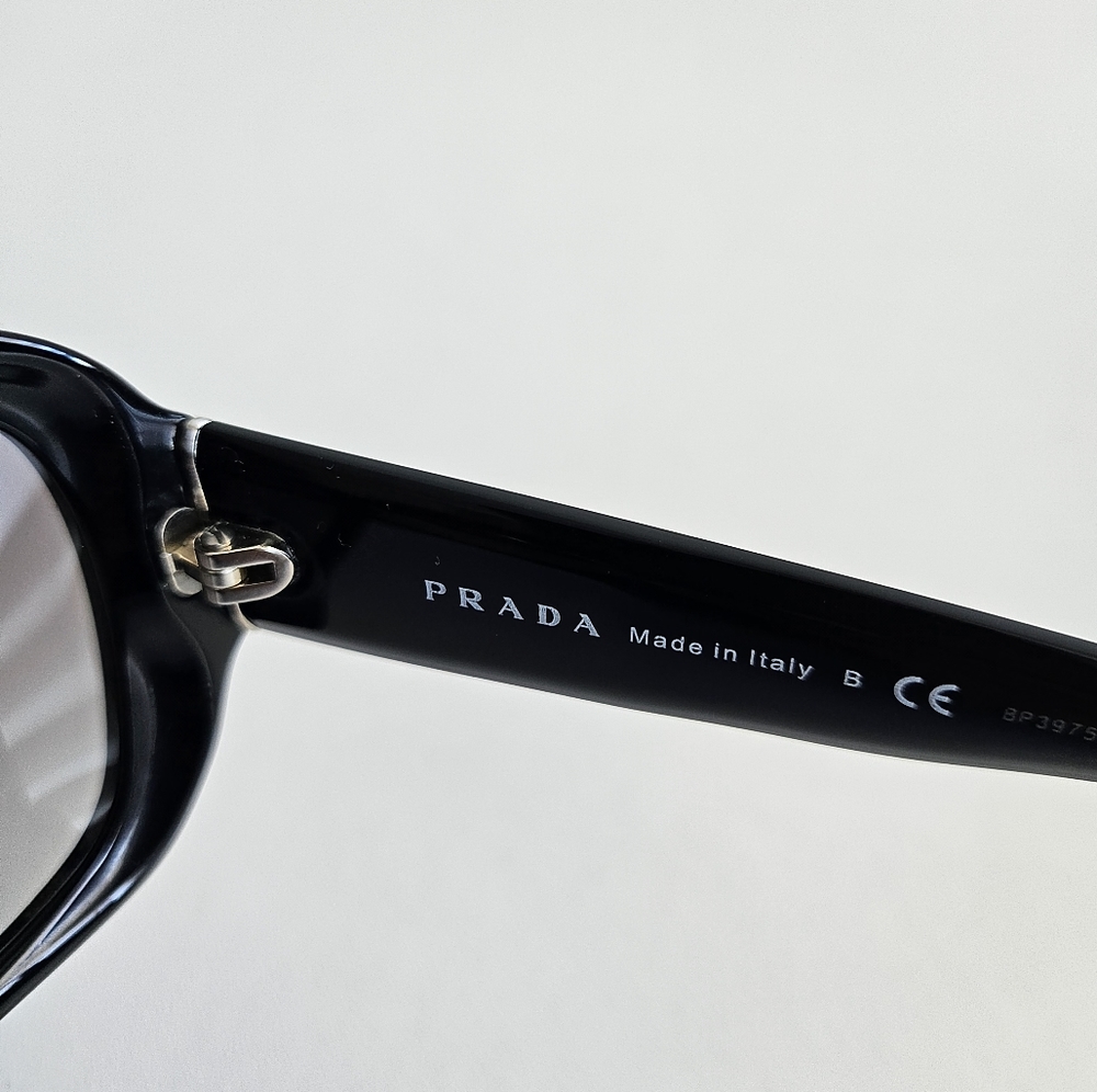 Prada Black Polished Gradient Sunglasses - Picture 8 of 12